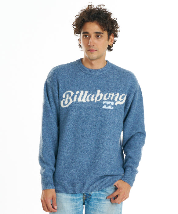 BILLABONG メンズ CREW NECK セーター 【2026年秋冬モデル】 DIN / L