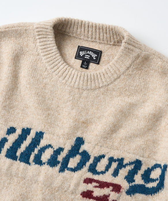 BILLABONG メンズ CREW NECK セーター 【2026年秋冬モデル】 OAT / L