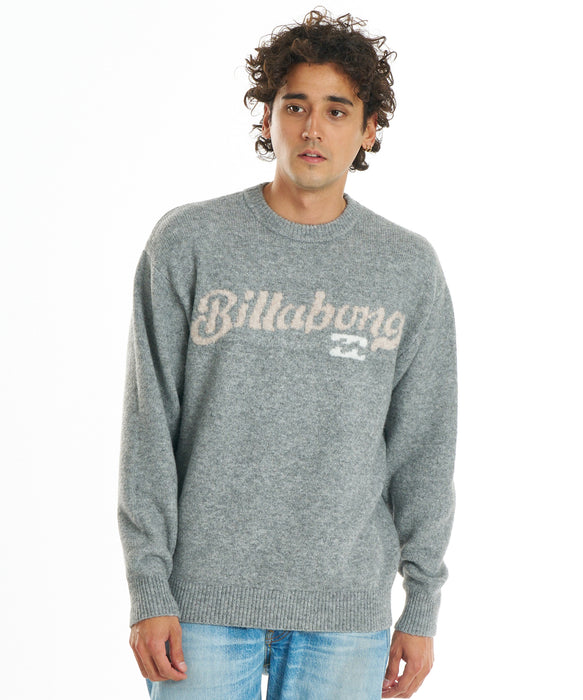 BILLABONG メンズ CREW NECK セーター 【2026年秋冬モデル】 PEW / L