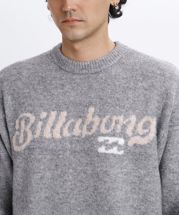 BILLABONG メンズ CREW NECK セーター 【2026年秋冬モデル】 PEW / L