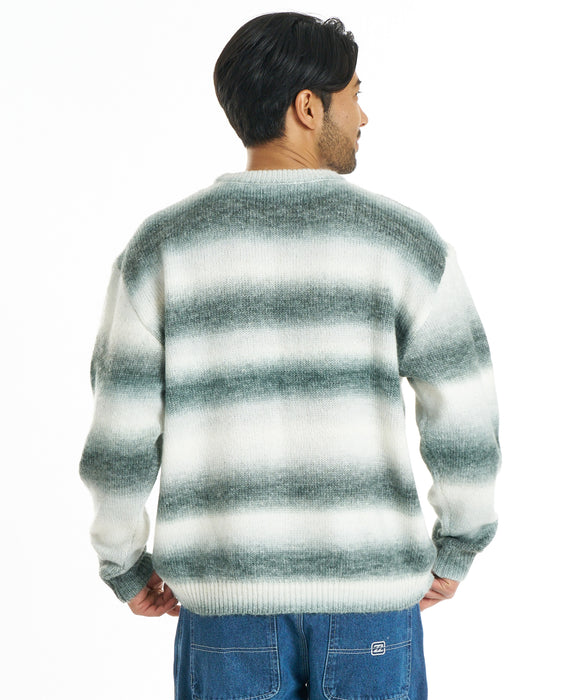 BILLABONG メンズ KASURI KNIT セーター 【2026年秋冬モデル】 CHR / XL