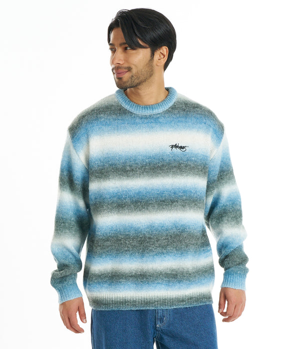 BILLABONG メンズ KASURI KNIT セーター 【2026年秋冬モデル】 NVY / XL