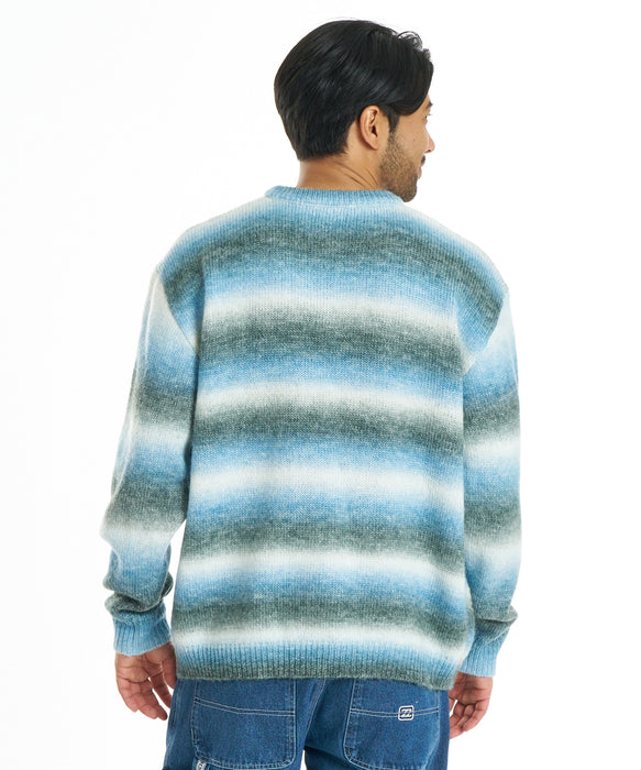 BILLABONG メンズ KASURI KNIT セーター 【2026年秋冬モデル】 NVY / XL