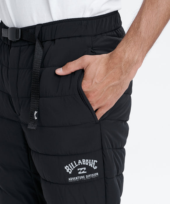 BILLABONG メンズ PUFF PANT ロングパンツ 【2026年秋冬モデル】 BLK / XL