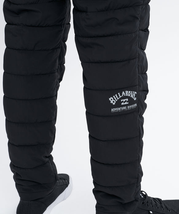 BILLABONG メンズ PUFF PANT ロングパンツ 【2026年秋冬モデル】 BLK / XL
