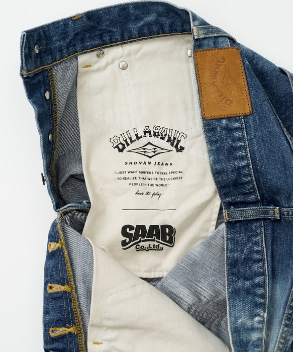 【直営店限定】BILLABONG メンズ SAND WASH DENIM デニムパンツ 【SHONAN JEANS SAAB×BILLABONG】【2026年秋冬モデル】