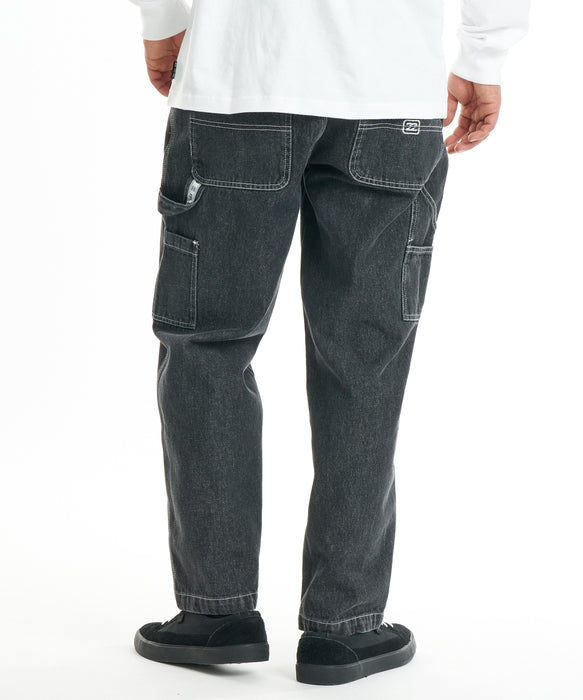 BILLABONG メンズ PAINTER PANT ロングパンツ 【2026年秋冬モデル】 BLK / XL