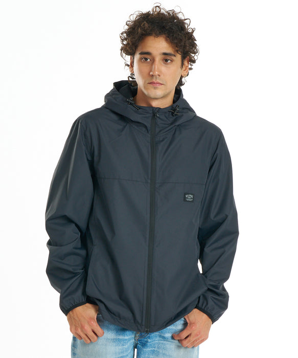 BILLABONG メンズ TRANSPORT WINDBREAKER ジャケット 【2026年秋冬モデル】 BLK / XL