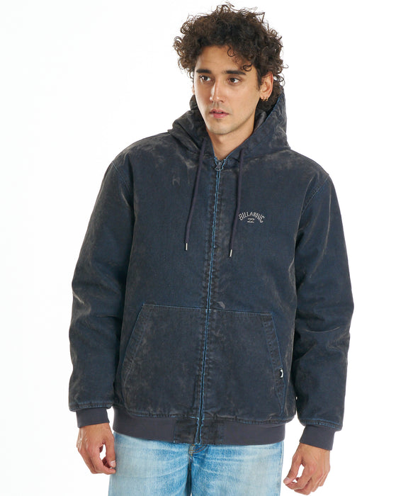 BILLABONG メンズ FLOCKY DENIM JK ジャケット 【2026年秋冬モデル】 WAA / XL