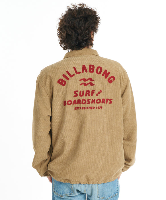 BILLABONG メンズ COACH JK ジャケット 【2026年秋冬モデル】 BEG / XL