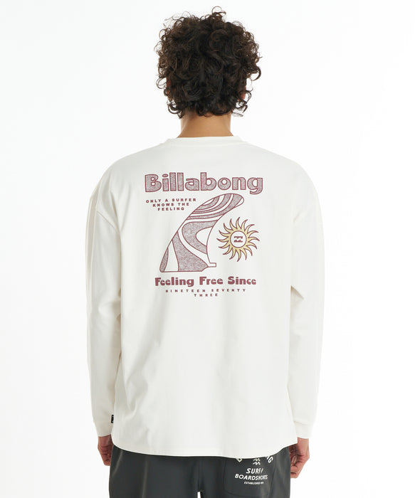 BILLABONG メンズ WARM SOFTTY LS 長袖サーフTシャツ 【2026年秋冬モデル】 CRM / XL