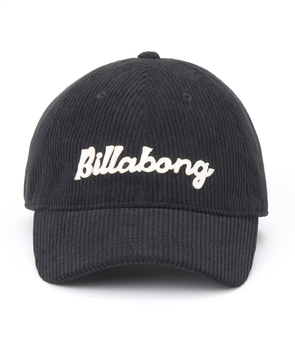 BILLABONG メンズ CORDUROY CAP キャップ 【2026年秋冬モデル】 BLK / F
