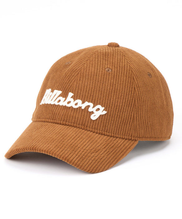 BILLABONG メンズ CORDUROY CAP キャップ 【2026年秋冬モデル】 BRN / F
