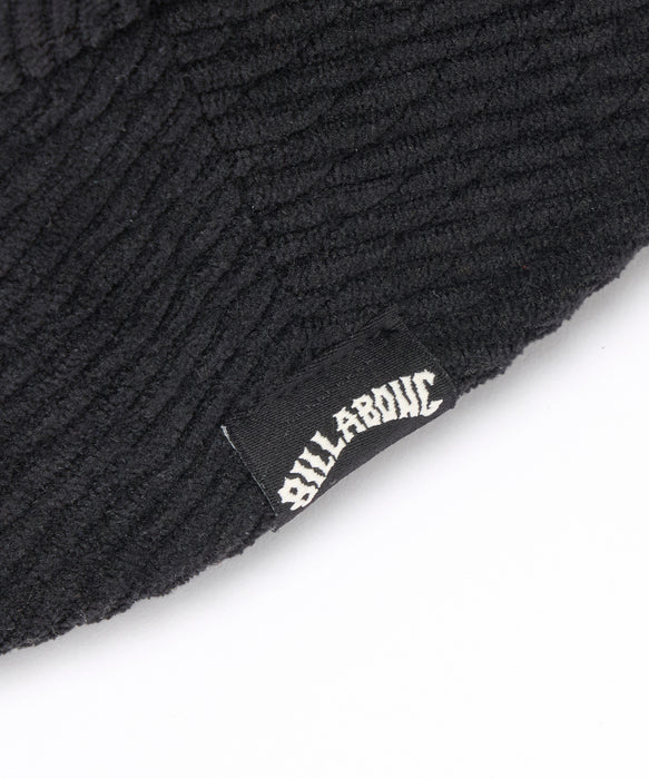 BILLABONG メンズ CORDUROY HAT ハット 【2026年秋冬モデル】 BLK / F