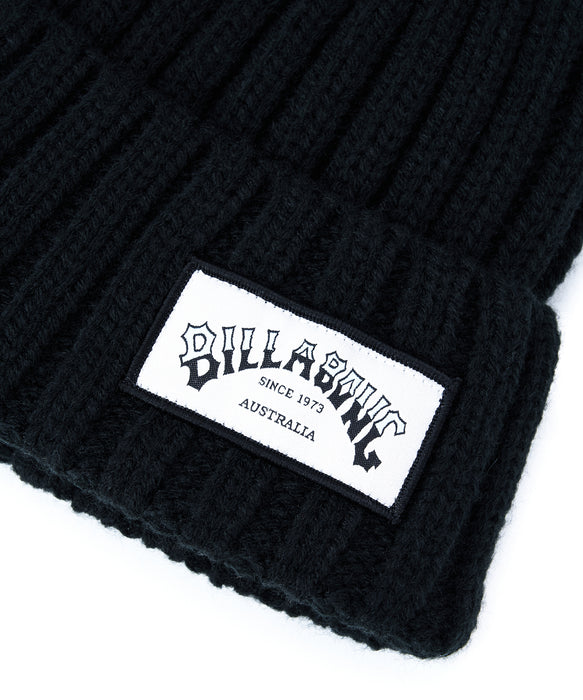 BILLABONG メンズ LOW GG DOUBLE BEANIE ビーニー 【2026年秋冬モデル】 BLK / F
