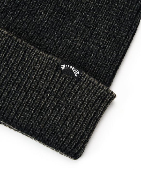 BILLABONG メンズ WASHED BEANIE  ビーニー 【2026年秋冬モデル】 BLK / F