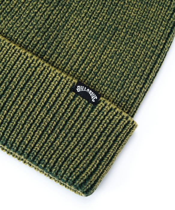 BILLABONG メンズ WASHED BEANIE  ビーニー 【2026年秋冬モデル】 GRN / F