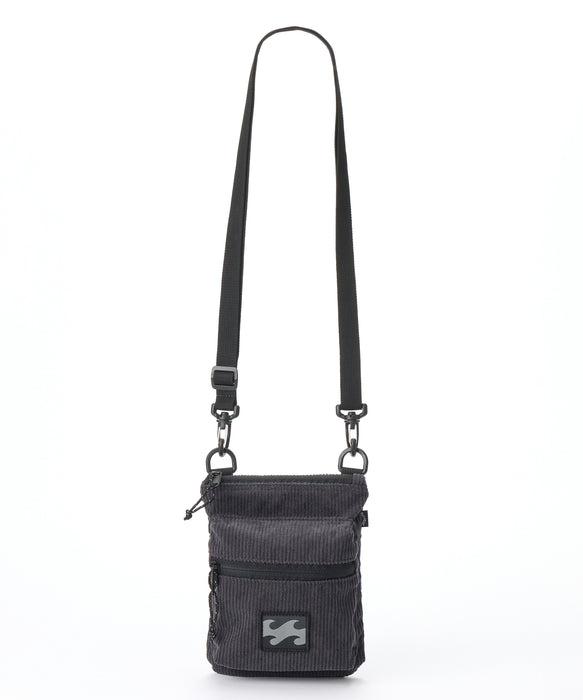 BILLABONG メンズ CORDUROY PHONE SACOCHE ショルダーバッグ 【2026年秋冬モデル】 BLK / F
