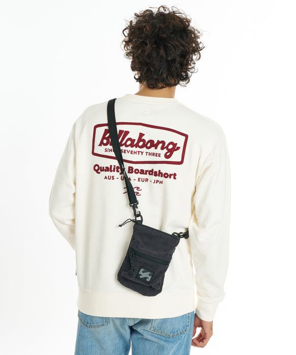 BILLABONG メンズ CORDUROY PHONE SACOCHE ショルダーバッグ 【2026年秋冬モデル】 BLK / F