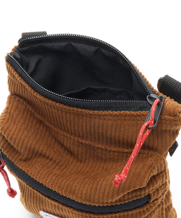 BILLABONG メンズ CORDUROY PHONE SACOCHE ショルダーバッグ 【2026年秋冬モデル】 BRN / F
