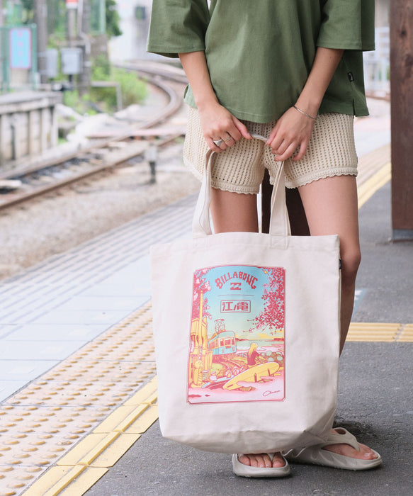 BILLABONG メンズ ENODEN TOTEBAG トートバッグ 【江ノ電×BILLABONG】【2026年秋冬モデル】