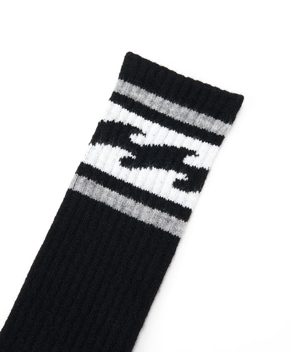 BILLABONG メンズ WINTER HIGHSOCKS　LINE ソックス 【2026年秋冬モデル】 BLK / F