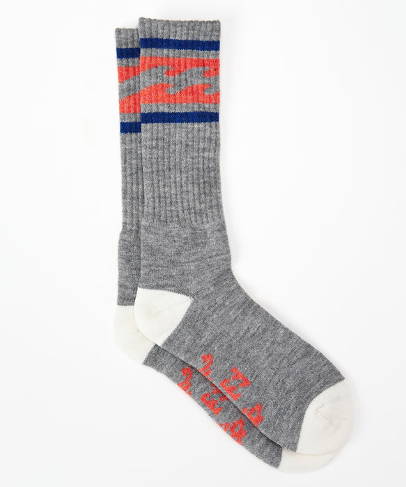BILLABONG メンズ WINTER HIGHSOCKS　LINE ソックス 【2026年秋冬モデル】 GRY / F