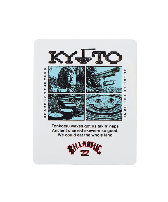BILLABONG メンズ DESTINATION STICKER ステッカー【SHONAN STATION SURFERS】【2026年秋冬モデル】