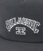 BILLABONG メンズ ARCH TEAM 2 SNAPBACK キャップ 【2026年秋冬モデル】 BLK / F