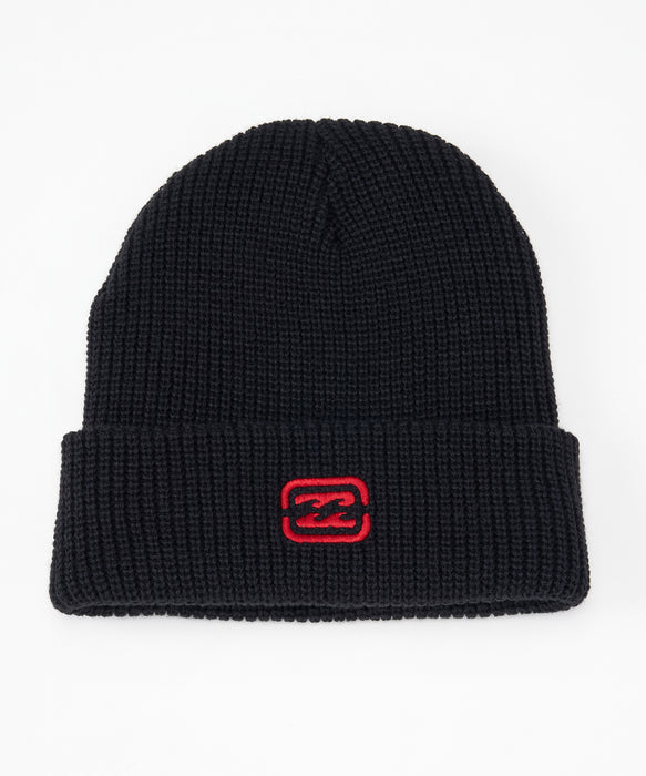 BILLABONG メンズ CORE LORD BEANIE ビーニー 【2026年秋冬モデル】 BLK / F