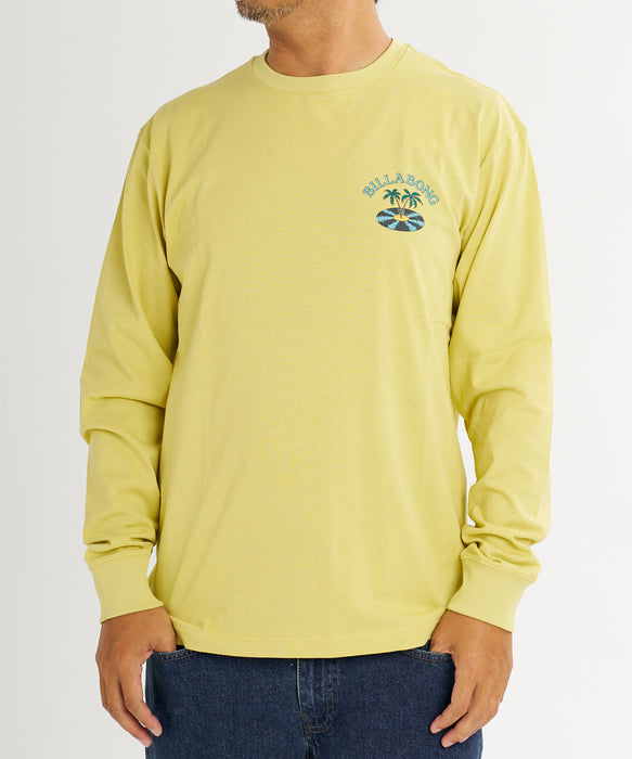 【直営店限定】BILLABONG メンズ アイランド バックプリント ロンT 【2026年秋冬モデル】