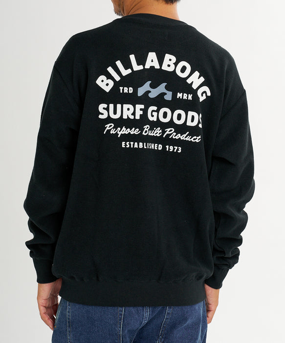 【直営店限定】BILLABONG メンズ バックプリント ロゴ トレーナー 【2026年秋冬モデル】