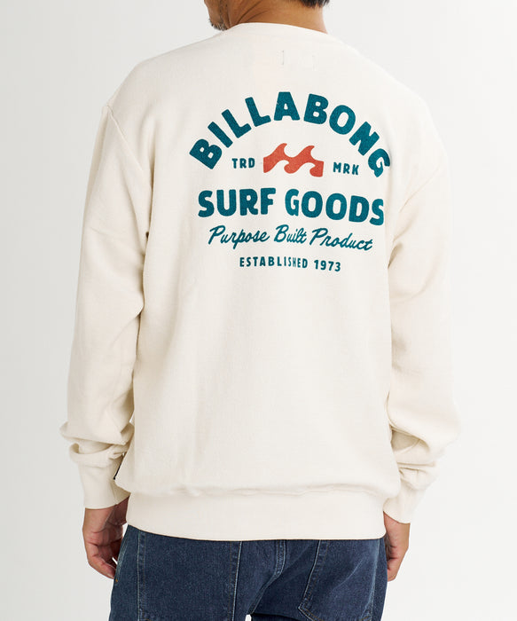 【直営店限定】BILLABONG メンズ バックプリント ロゴ トレーナー 【2026年秋冬モデル】