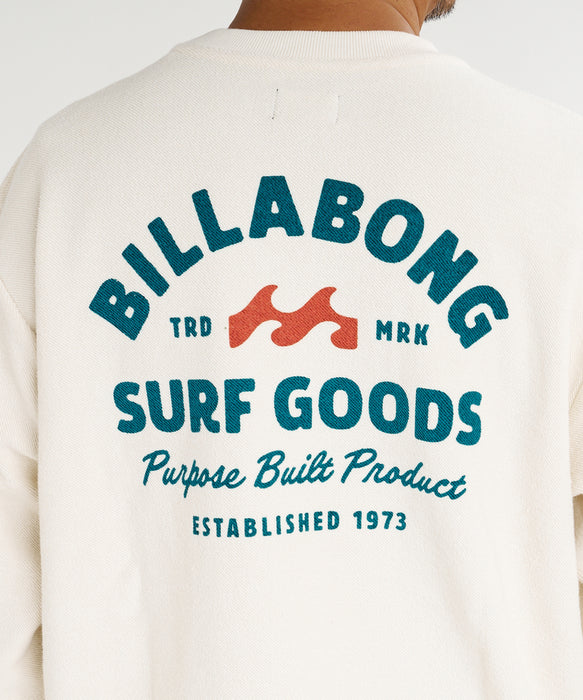 【直営店限定】BILLABONG メンズ バックプリント ロゴ トレーナー 【2026年秋冬モデル】