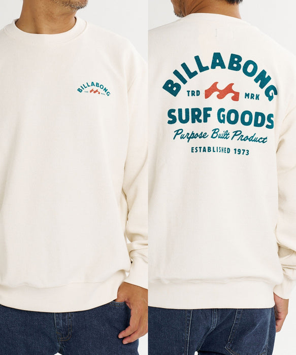 【直営店限定】BILLABONG メンズ バックプリント ロゴ トレーナー 【2026年秋冬モデル】