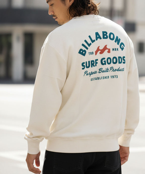 【直営店限定】BILLABONG メンズ バックプリント ロゴ トレーナー 【2026年秋冬モデル】