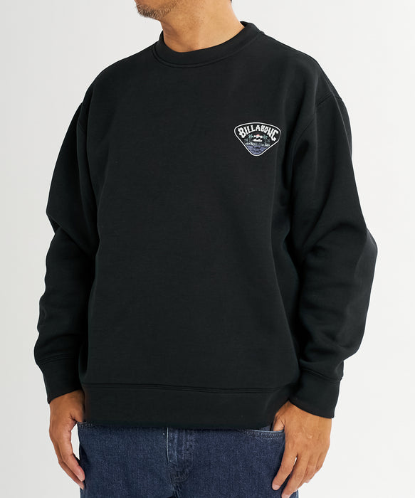 【直営店限定】BILLABONG メンズ トライアングル バックプリント トレーナー 【2026年秋冬モデル】