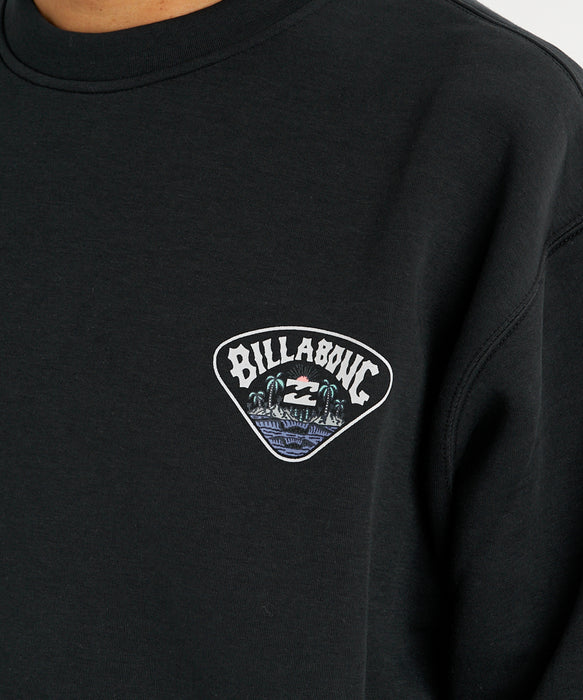 【直営店限定】BILLABONG メンズ トライアングル バックプリント トレーナー 【2026年秋冬モデル】