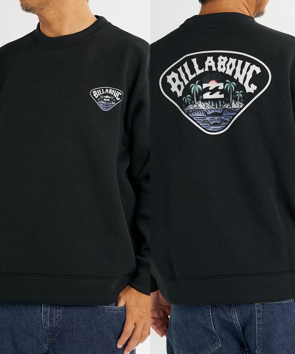 【直営店限定】BILLABONG メンズ トライアングル バックプリント トレーナー 【2026年秋冬モデル】