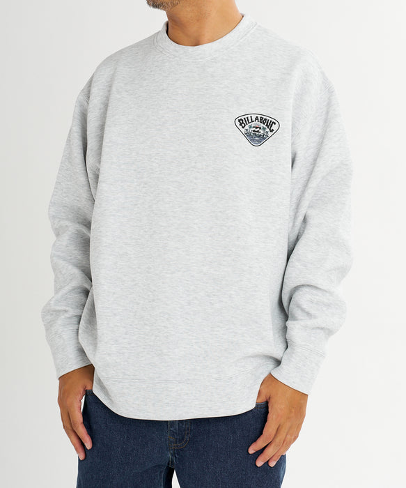 【直営店限定】BILLABONG メンズ トライアングル バックプリント トレーナー 【2026年秋冬モデル】
