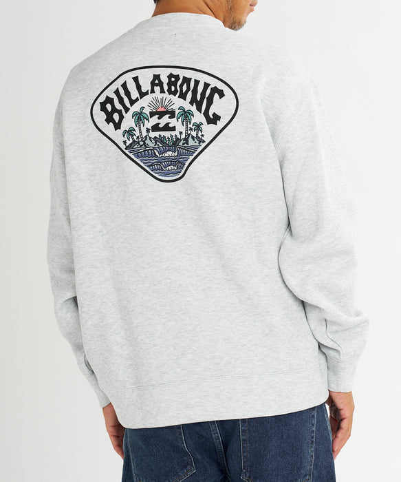 【直営店限定】BILLABONG メンズ トライアングル バックプリント トレーナー 【2026年秋冬モデル】