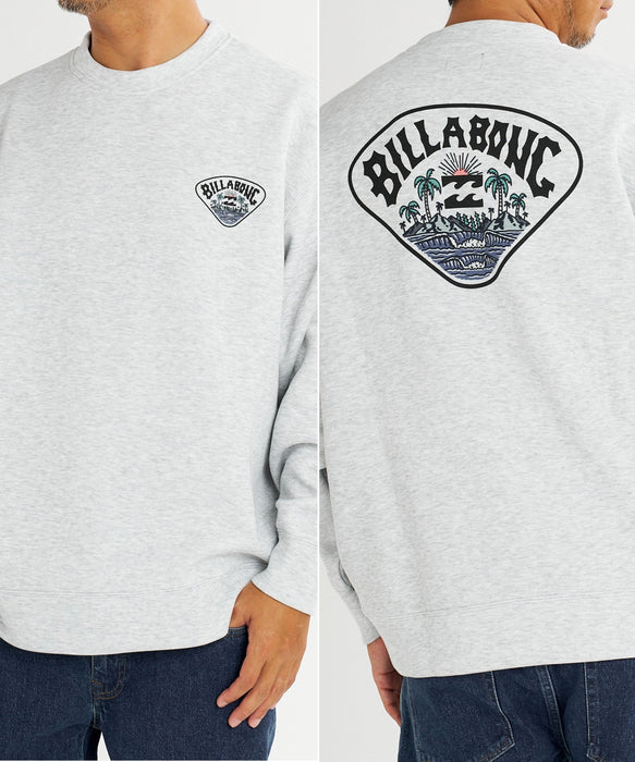 【直営店限定】BILLABONG メンズ トライアングル バックプリント トレーナー 【2026年秋冬モデル】