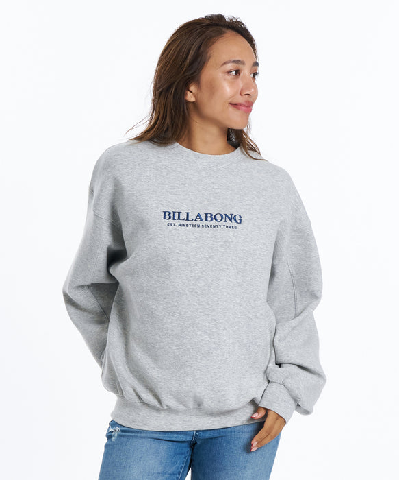 BILLABONG ウィメンズ DOUBLE KNIT LOOSE FI トレーナー 【2026年春夏モデル】 GRH / M