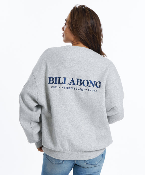 BILLABONG ウィメンズ DOUBLE KNIT LOOSE FI トレーナー 【2026年春夏モデル】 GRH / M