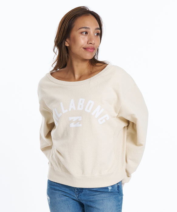 BILLABONG ウィメンズ BOATNECK CROPPED SWE トレーナー 【2026年春夏モデル】 WCP / M