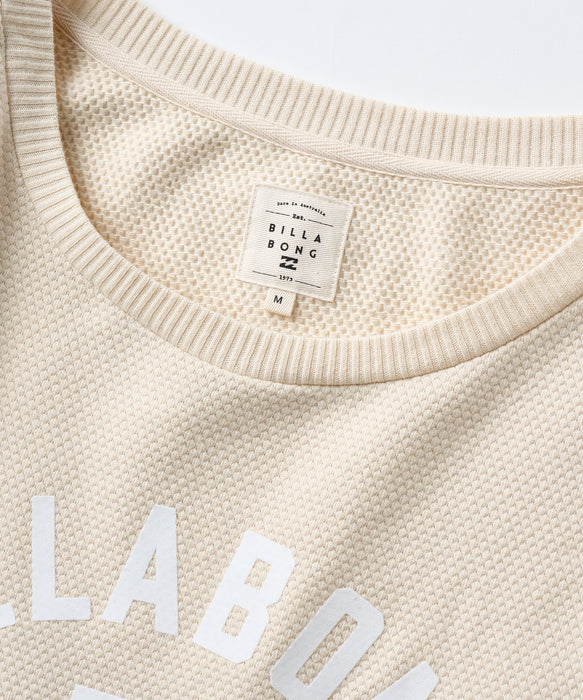 BILLABONG ウィメンズ BOATNECK CROPPED SWE トレーナー 【2026年春夏モデル】 WCP / M