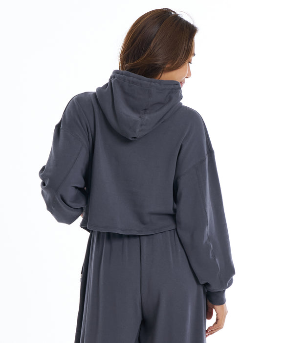 BILLABONG ウィメンズ CROPPED LIGHT SWEAT セットアップパーカー