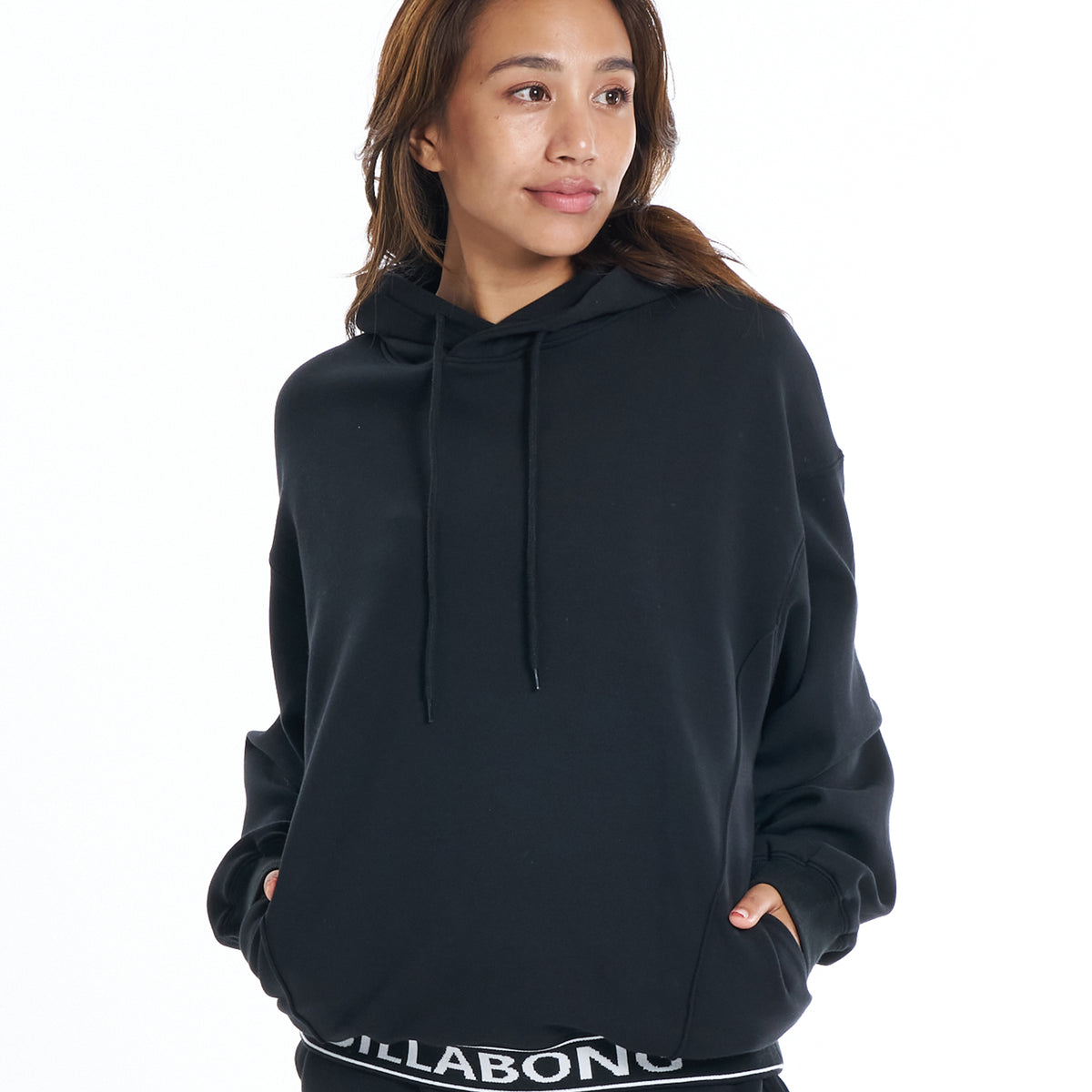 masa_hi　BILLABONG 2WAY-HOODED 新品未使用品 BILLABONG ウィメンズ DOUBLE KNIT LOOSE FI セットアップパーカー
