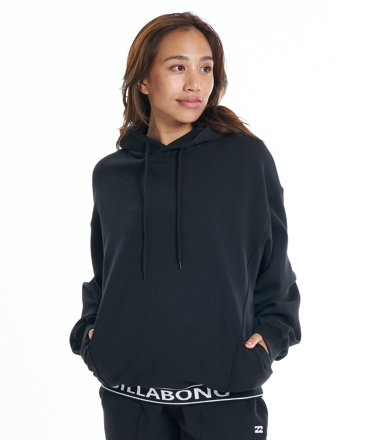 ビリヤード oofan BILLABONG ウィメンズ DOUBLE KNIT LOOSE FI セットアップパーカー