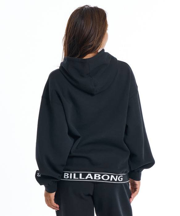 BILLABONG ウィメンズ DOUBLE KNIT LOOSE FI セットアップパーカー